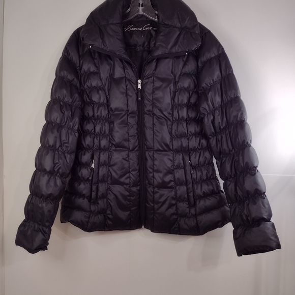 Kenneth cole NEW YORK women's Quilted puffer jacket size (L) - Picture 7 of 11